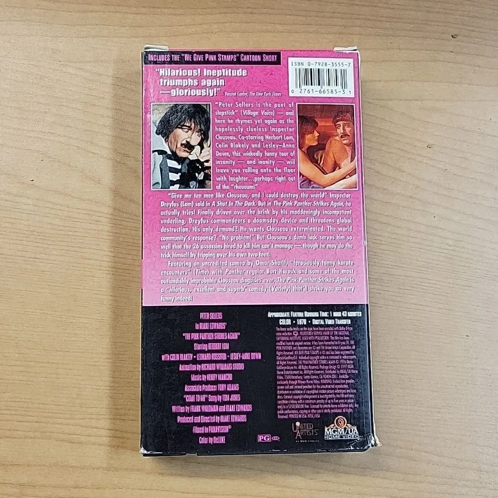 Pink‎ Panther 2 comics,vhs, dvd movies cookie cutter and hats
